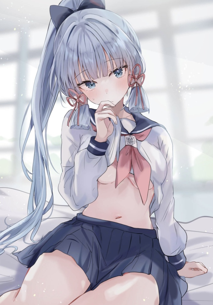 「スカート×ふともも」の破壊力が強すぎる件【二次元画像】