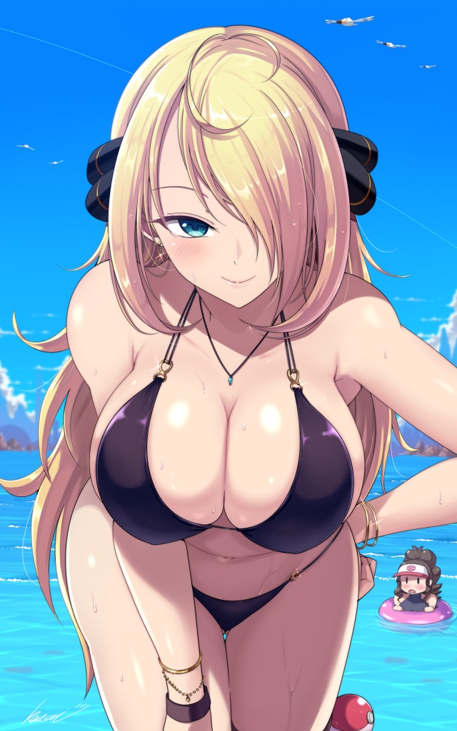 黒ビキニってなんでこんなにエr…魅力的なんだ？【二次画像】