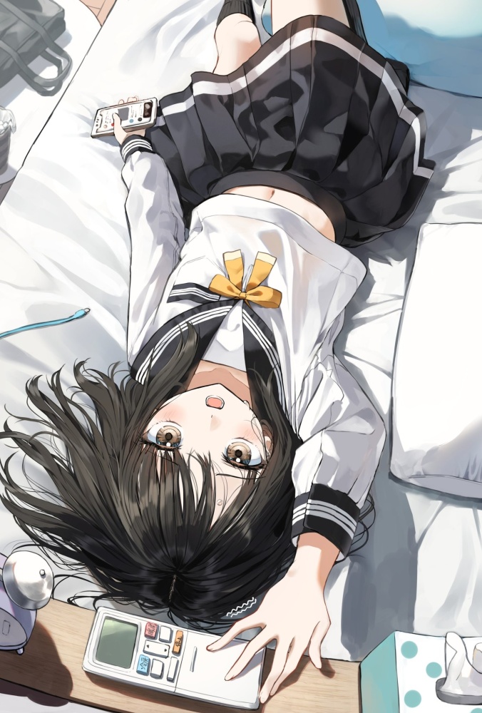 スカート姿の女子キャラ画像 ← タイツ派も生足派もこれには納得の完成度【二次元】