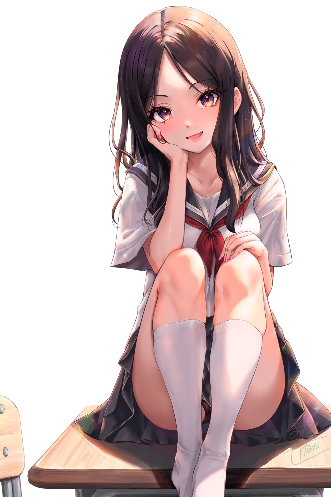 【二次】制服着てるだけで100倍可愛く見える画像集めた