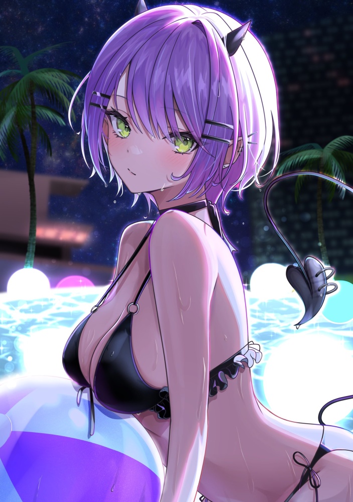 【二次】黒ビキニ女の画像でしか摂れない栄養がある