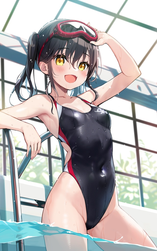 【二次】ゴーグルと女の子の組み合わせが可愛すぎる画像集