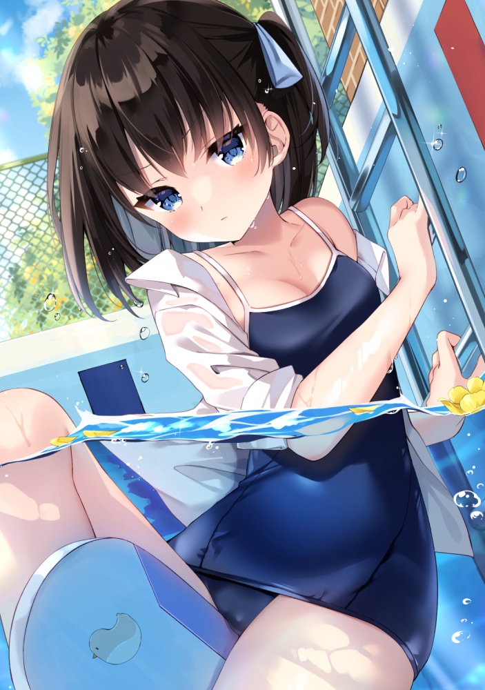 【二次】スクール水着きてる女の子が眩しすぎる画像まとめ