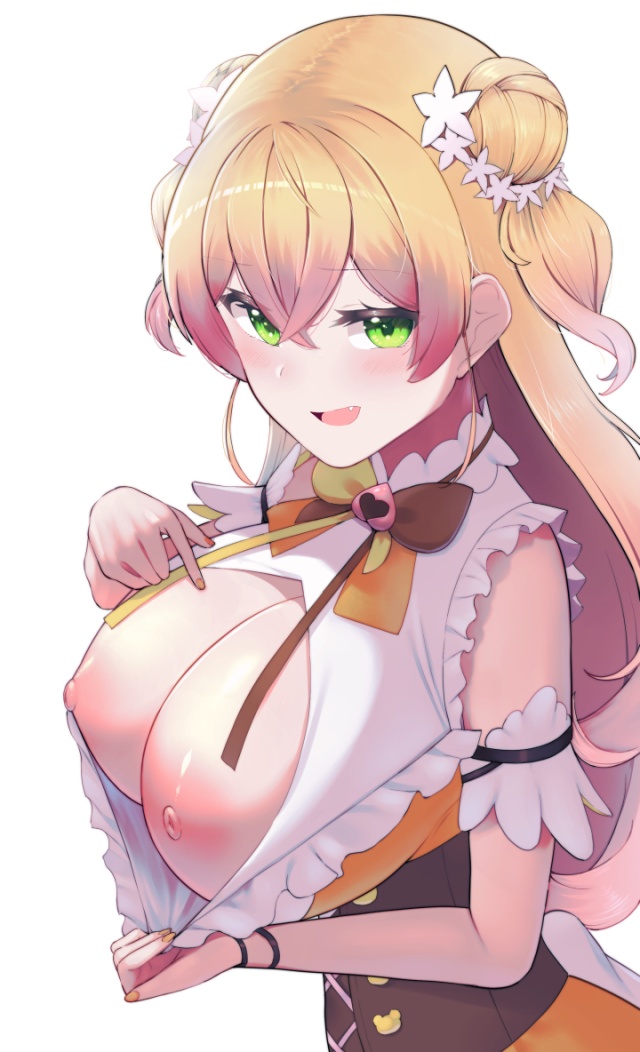 【二次エロ】金髪ねーちゃんのエロ画像ｗ即ハメしたくなる誘惑力ヤバすぎ