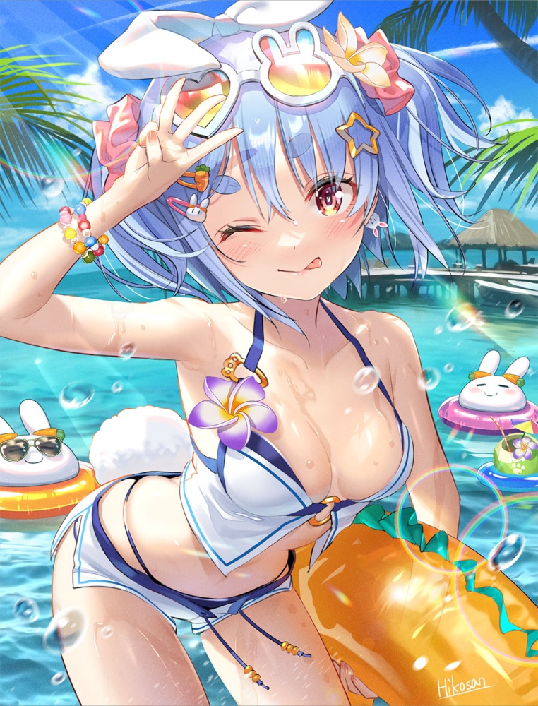 【二次】兎田ぺこら笑顔と尊さで癒される二次元絵まとめてみた