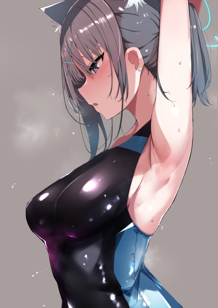 【二次】腋見せ女さん、無防備すぎて目のやり場に困るｗｗｗ【画像】