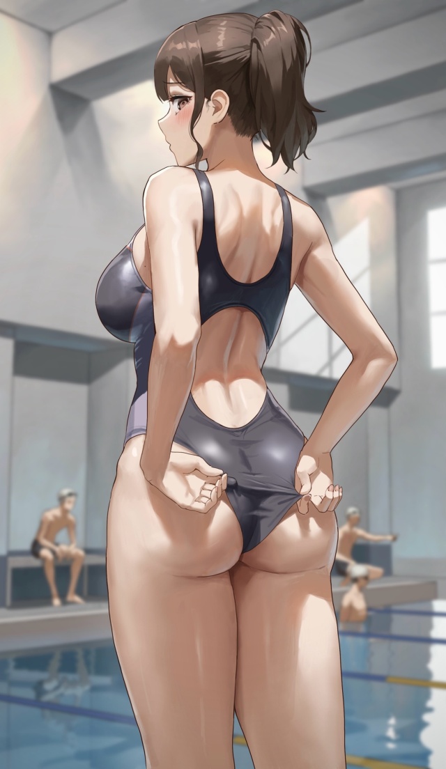 【二次】ポニーテールってだけで可愛さ3割増し説【画像】