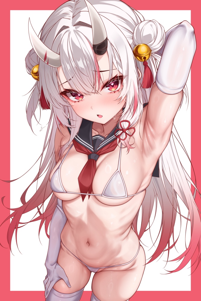 【二次エロ】腋見せ女子の妙に刺さるフェチ画像まとめｗ