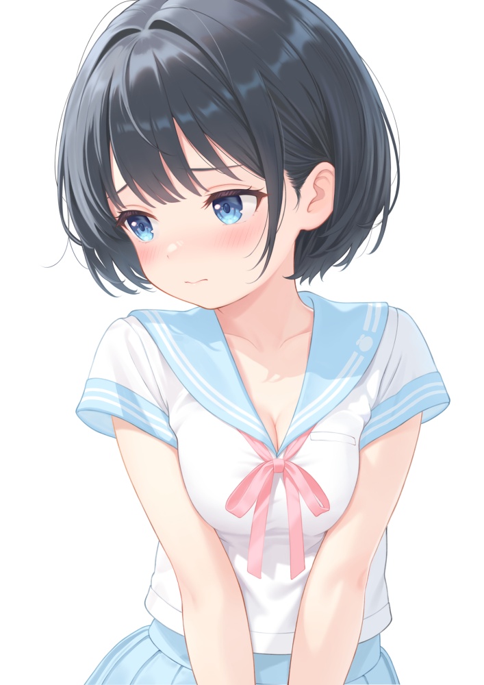 【二次】セーラー服女子まとめ、可愛い制服姿のイラスト集めた