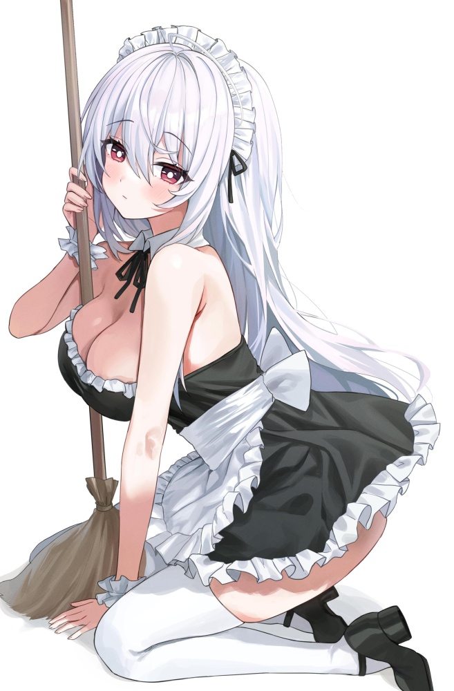 【二次】メイド美少女のこんな姿で迎えらたい画像まとめ