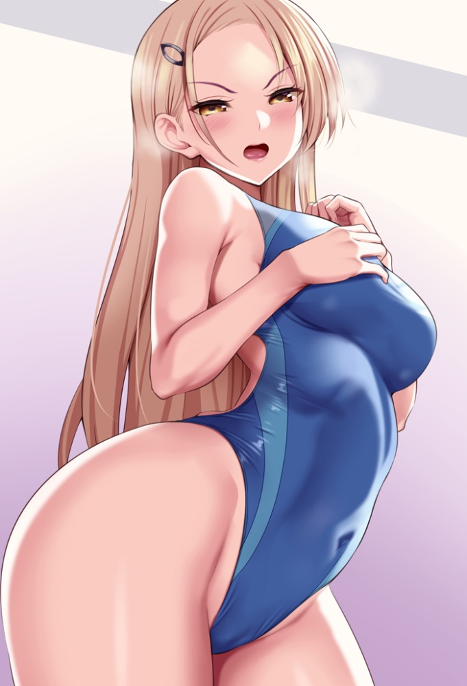 【二次】競泳水着美少女に泳ぎを教わりたい画像まとめ
