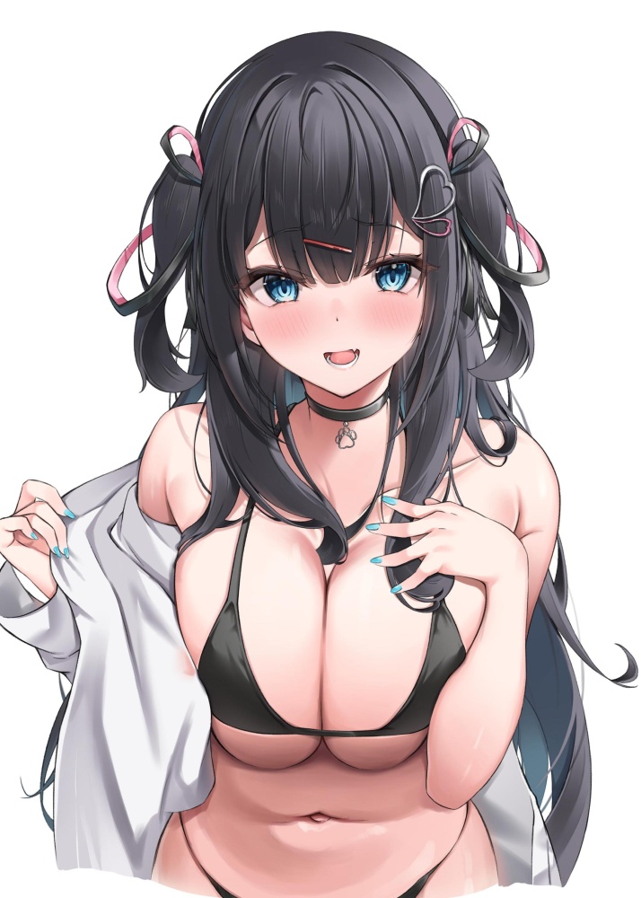【二次】黒ビキニ女性のシンプルが最強すぎる画像まとめ